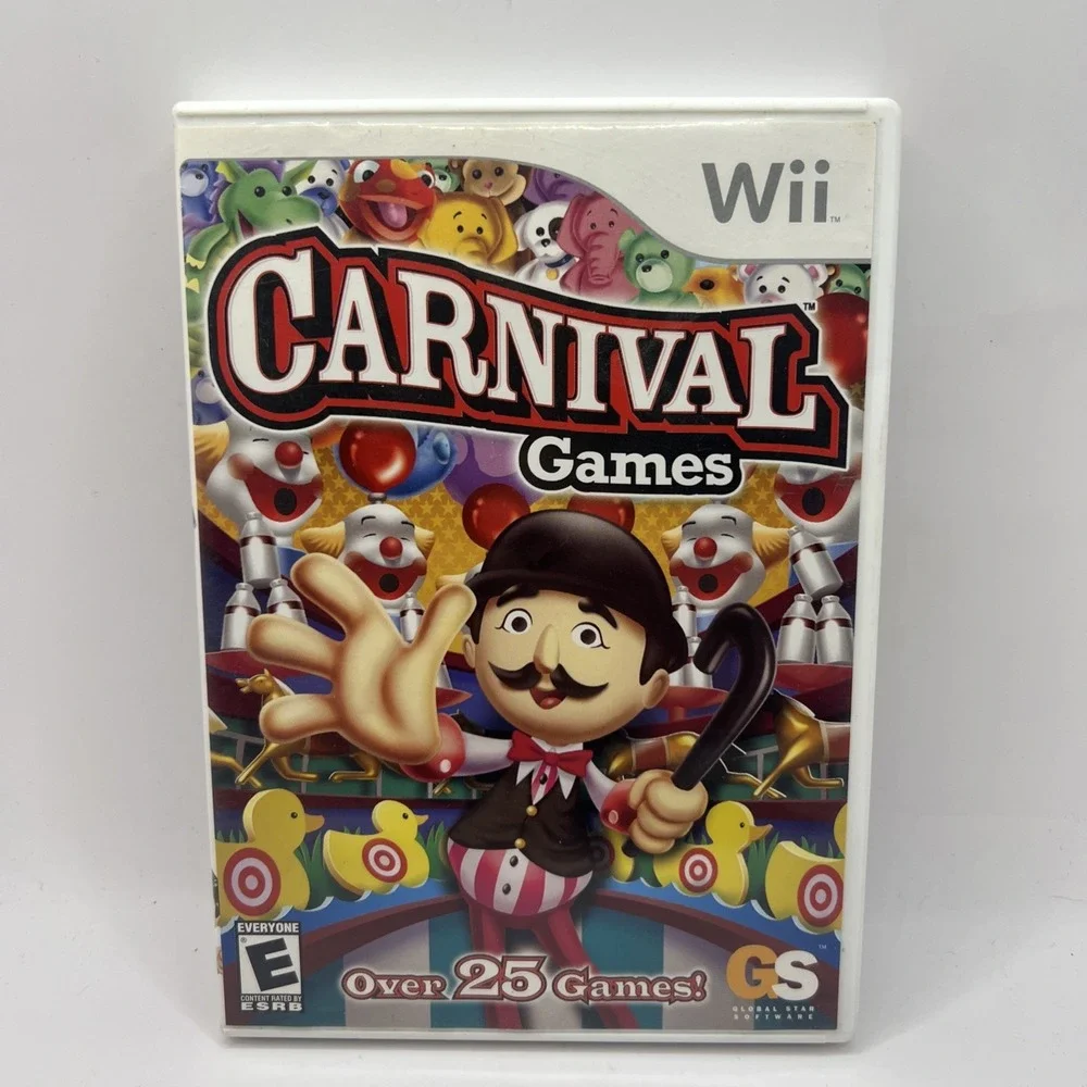 Carnival Games (Nintendo Wii, 2007) Tested Working CIB Tested